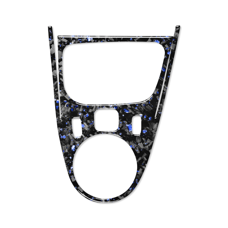 WXZOS Genuine Carbon Fiber Gear Shift Lever Trim for Smart Fortwo Forfour 2016-2021
