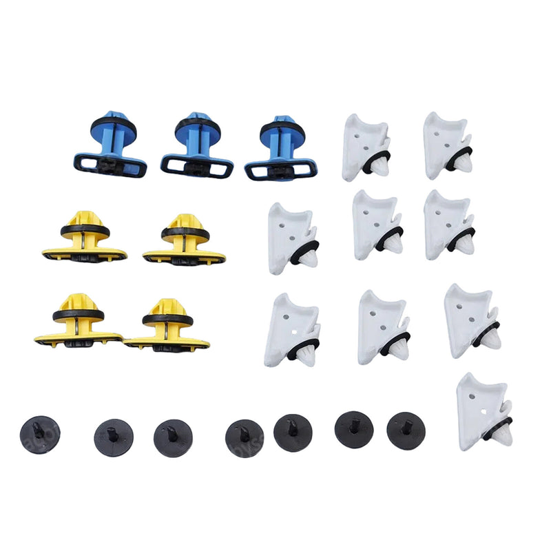 WXZOS Side Skirt Attachment Parts Clips Repair Set for Audi A6 Allroad C8 2020-2024