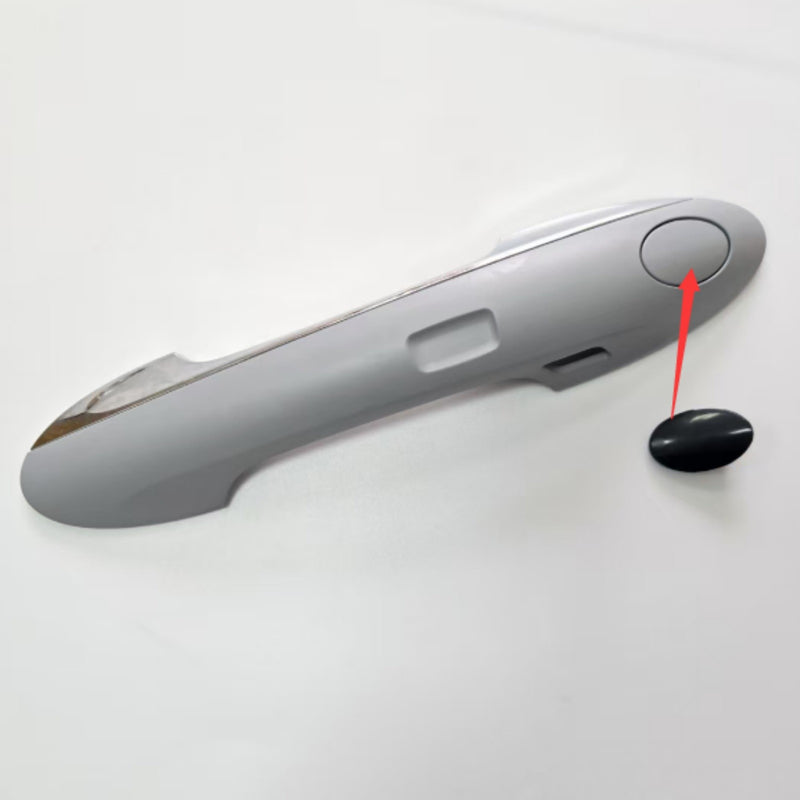 WXZOS Car Front Left Door Outside Handle Keyhole Cover for Bentley Continental 2019-23