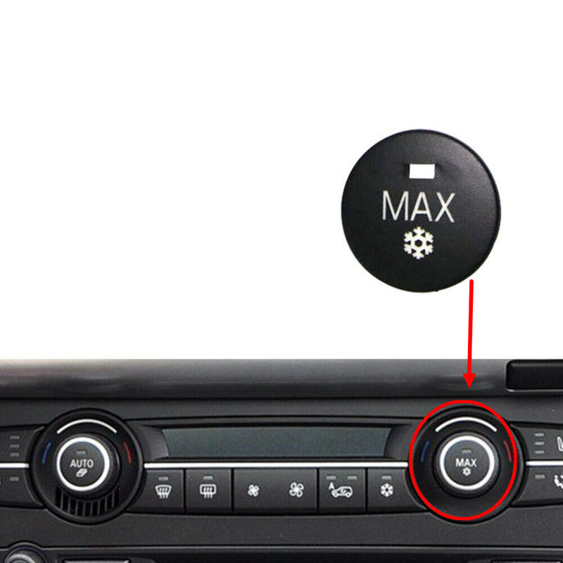 For BMW X5 X6 07-13 Central Control A/C Panel MAX Switch Button Knob Cover