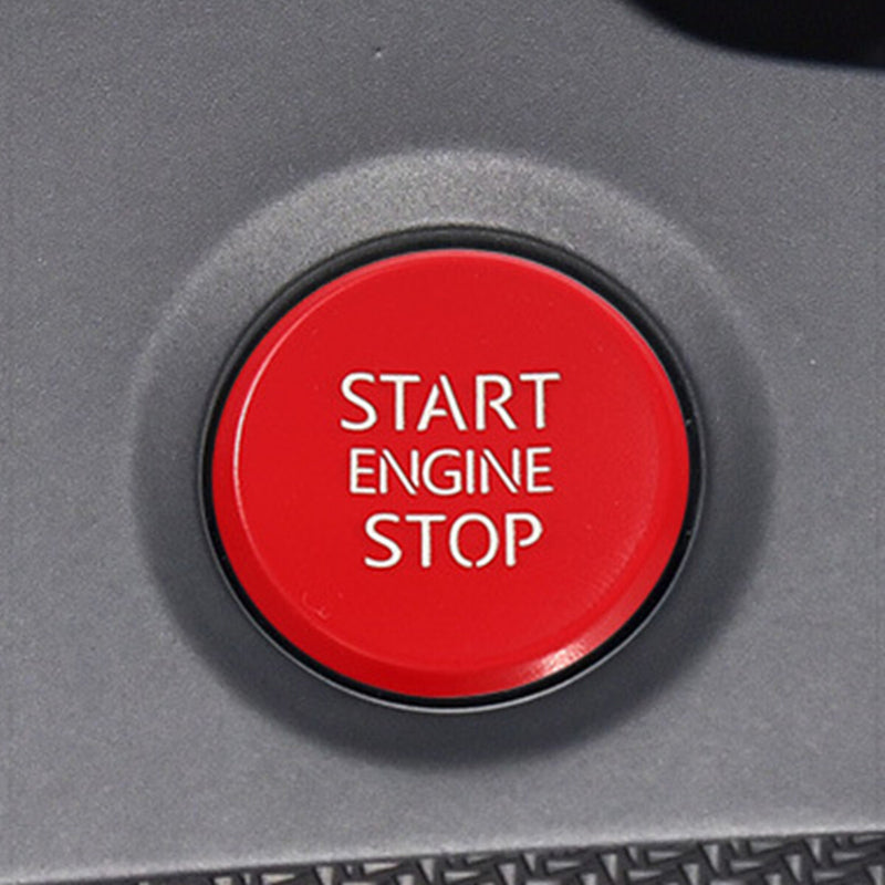 WXZOS Crystal Start Stop Ignition Switch Button Cover for Audi A4 allroad B9 2017-2024
