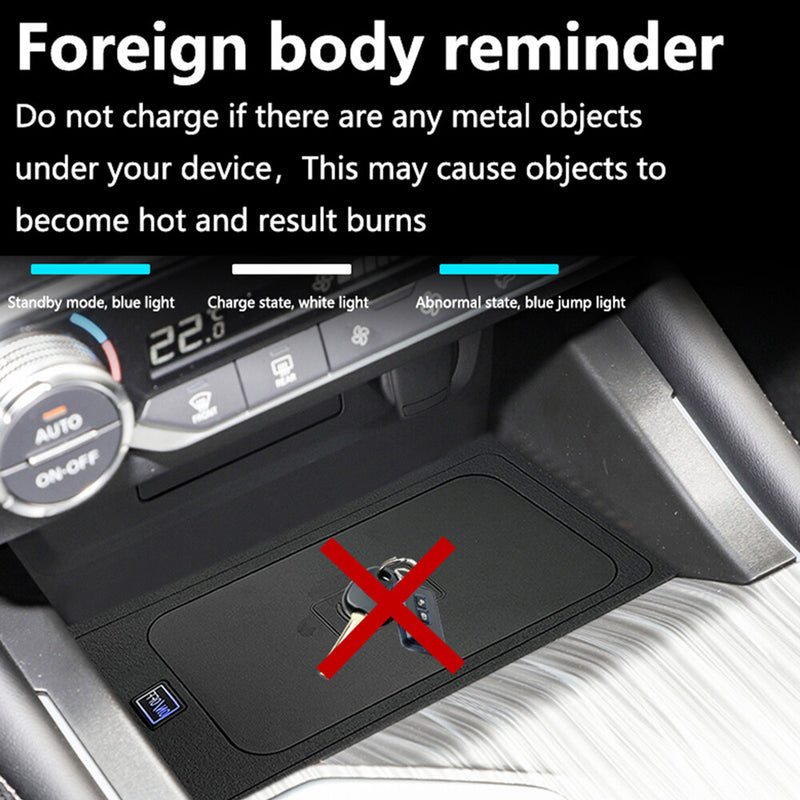 WXZOS Center Console Wireless Fast Charging Pad for Nissan Altima 2022-2023
