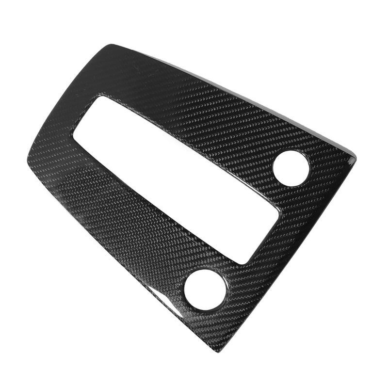 WXZOS Genuine Carbon Fiber Gear Shift Lever Knob Trim for Audi A3 S3 RS3 2021-2023
