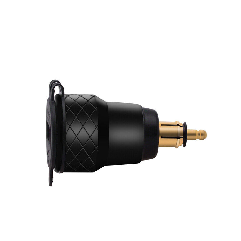 Dual QC3.0 USB Charger DIN EU Plug Socket For BMW Motorcycle