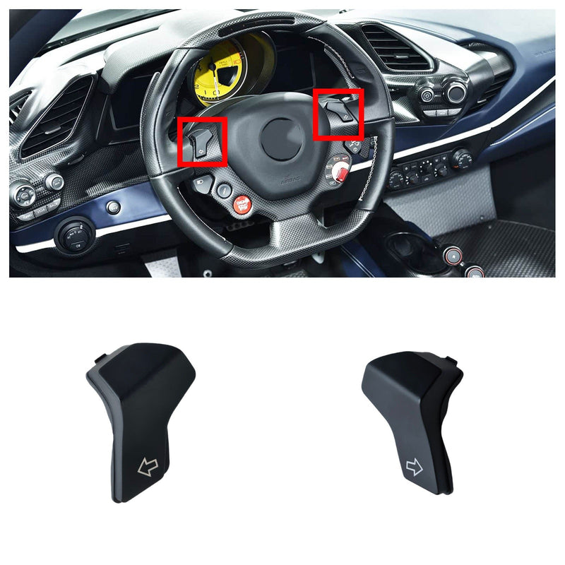 Steering Wheel Turn Signal Switch Cover for Ferrari 458 Italia/Spider 2010-2015