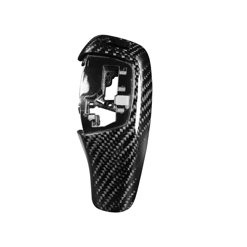 Carbon Fiber Gear Shift Knob Cover Trim for BMW F01 F02 F04 7Series 2009-2014