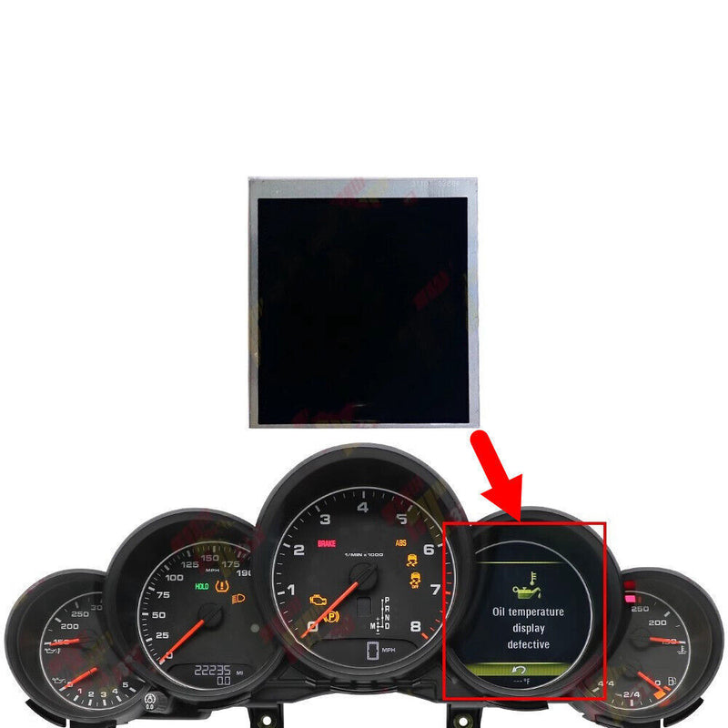Schermo LCD quadro strumenti destro per Porsche Boxster 2013-16 981 982