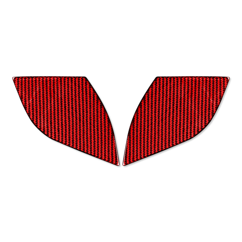 WXZOS Genuine Carbon Fiber Door Panel Trim for Porsche 718 Cayman 982 2017-2025