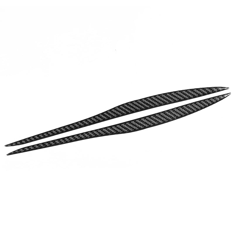 WXZOS Genuine Carbon Fiber Headlight Eyebrow Trim for Mercedes W206 C-class 2022-2024