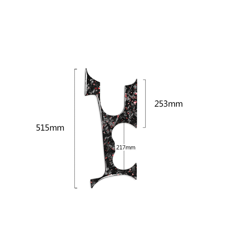 WXZOS Genuine Carbon Fiber Center Console Panel Trim for Ford Mustang 2015-2020