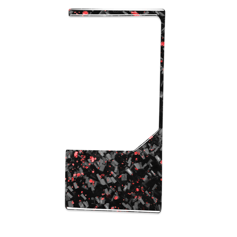 WXZOS Genuine Carbon Fiber Gear Shift Knob Lever Panel Trim for Toyota Tundra 2014-18