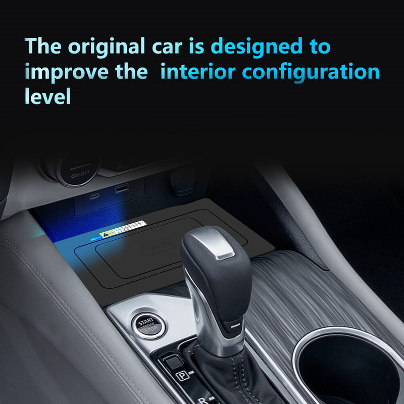 WXZOS Center Console Wireless Fast Charging Pad for Nissan Altima 2020-2021