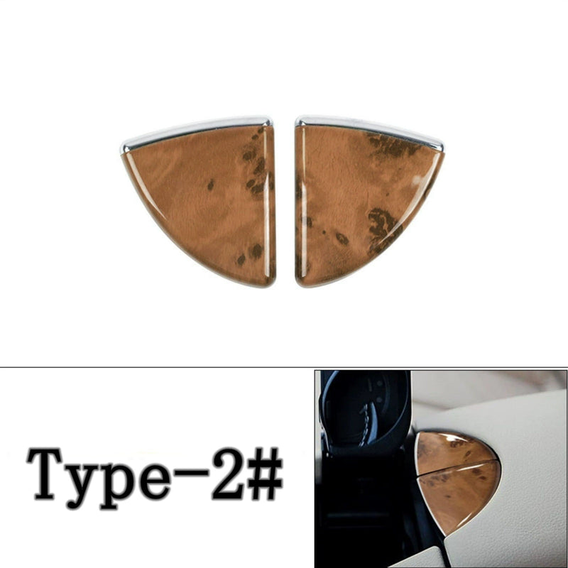 Wood Pattern Center Armrest Switch Button Cap for Benz  W211 E-class 2004-2008