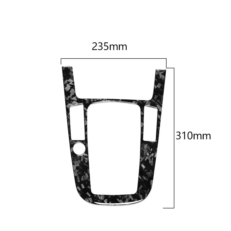 WXZOS Genuine Carbon Fiber Gear Shift Lever Panel Trim for Audi Q5 SQ5 2013-2017