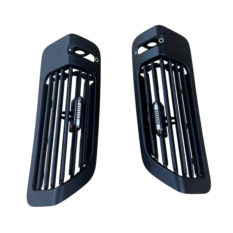 Black B-Pillar Air Vent Grille Trim Replacment for Porsche Cayenne 92A 2011-2017