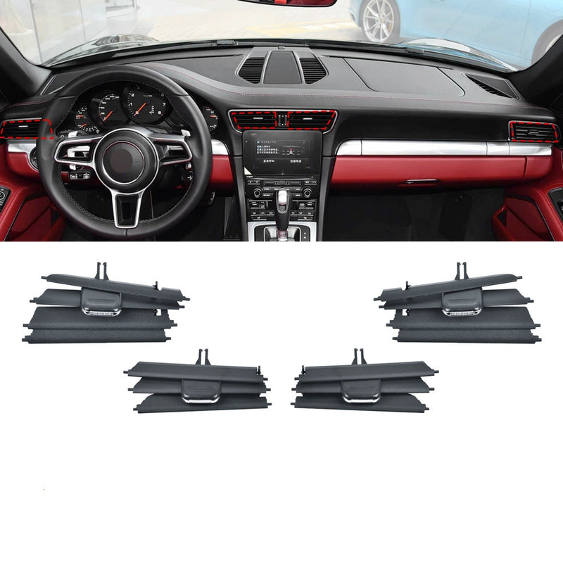 Dashboard Air Vent Grille Vanes Replacment for Porsche 991 911 Carrera 2012-2018