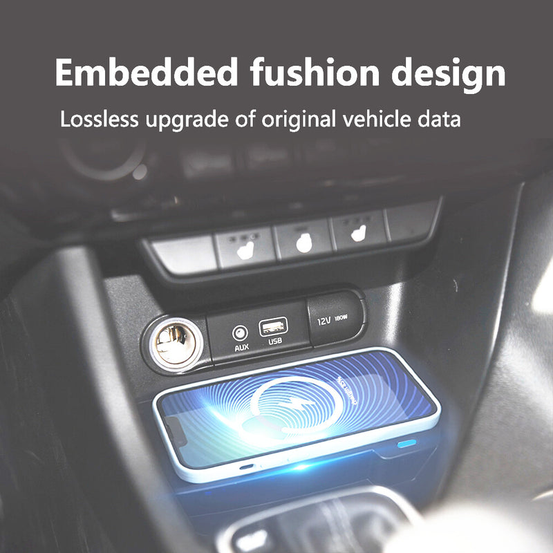 WXZOS Center Console Phone Wireless Fast Charging Pad for Kia KX5 2016-2017