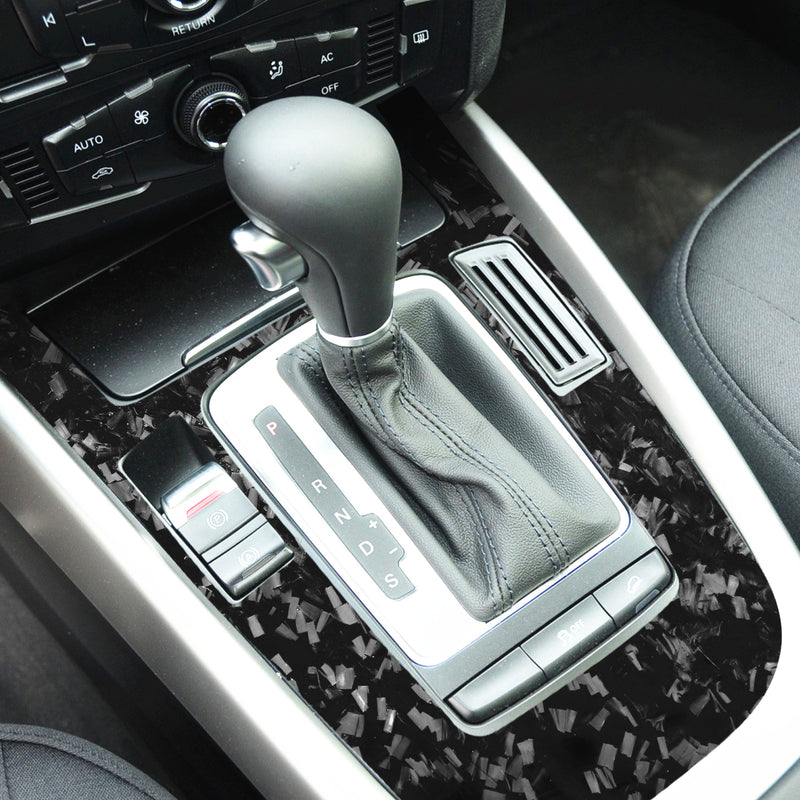 WXZOS Genuine Carbon Fiber Gear Shift Lever Panel Trim for Audi A5 S5 RS5 2009-2012
