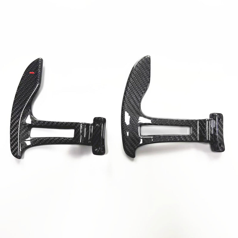 WXZOS Carbon Fiber Steering Wheel Shifter Paddle for Maserati Quattroporte 2014-2022