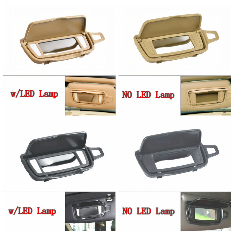 WXZOS Sun Visor Vanity Mirror for Porsche 718 Boxster 718 Cayman (982) 2017-2024
