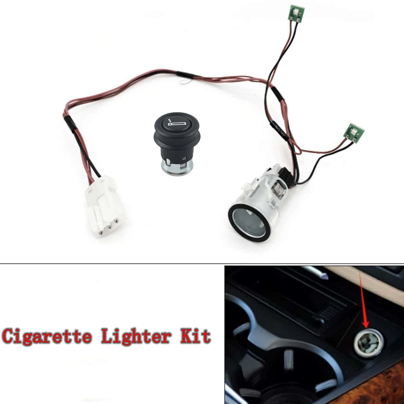 WXZOS Car Cigarette Lighter Element w/LED Socket for BMW G30 G31 F90 M5 5seies 2018-23