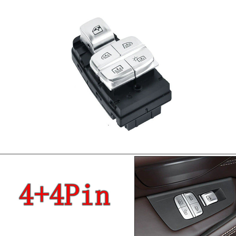 WXZOS 4+4Pin Rear Power Window&Sunshade Switch for BMW 8series G16 4Door 2018-2021