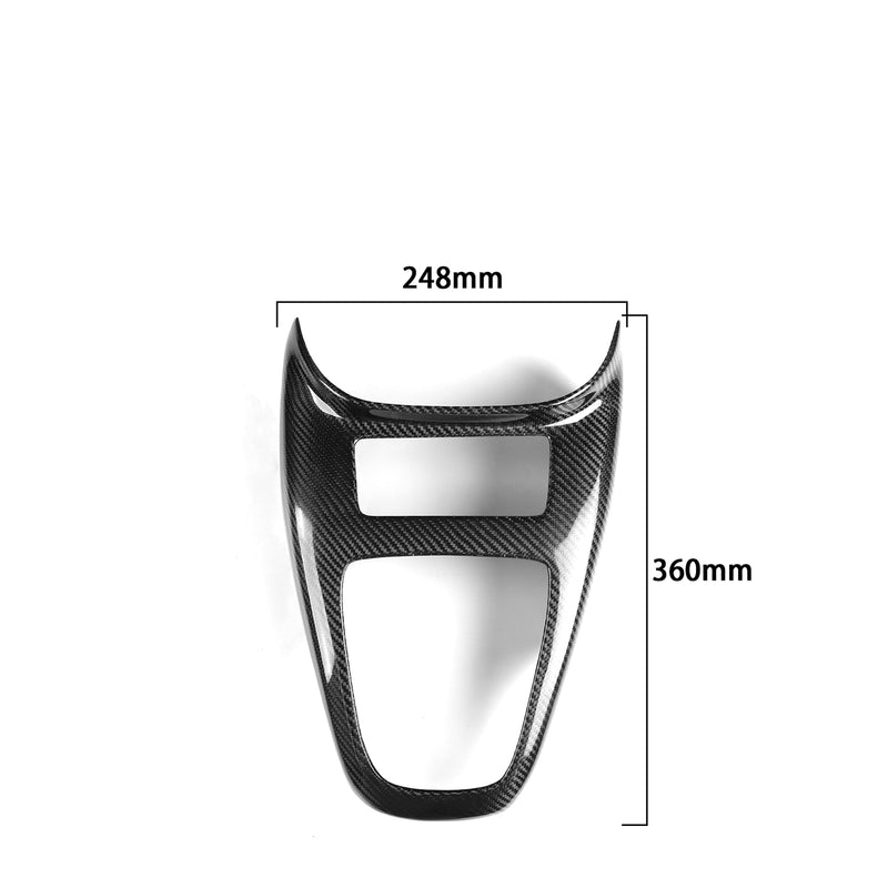 WXZOS Genuine Carbon Fiber Gear Shift Knob Lever Panel Trim for Hummer H3 2007-2010