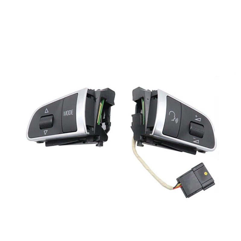 R&L Steering Wheel MFSW Control Switch 4E0951527AE/H for Audi 2010-2012 A3