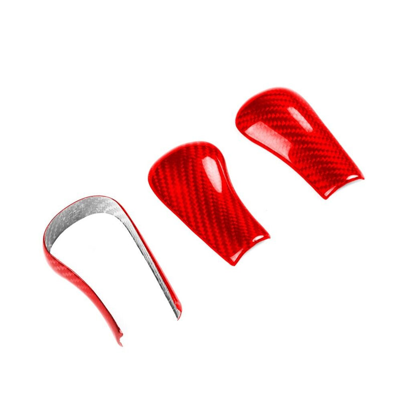 Genuine Carbon Fiber Gear Shift Knob Handle Cover Fit for Nissan GT-R 1989-2002