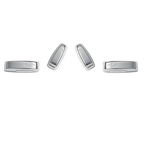 4Pcs Seat Adjustment Switch Button Cover Trim for Volvo XC60 V60 S60 V40
