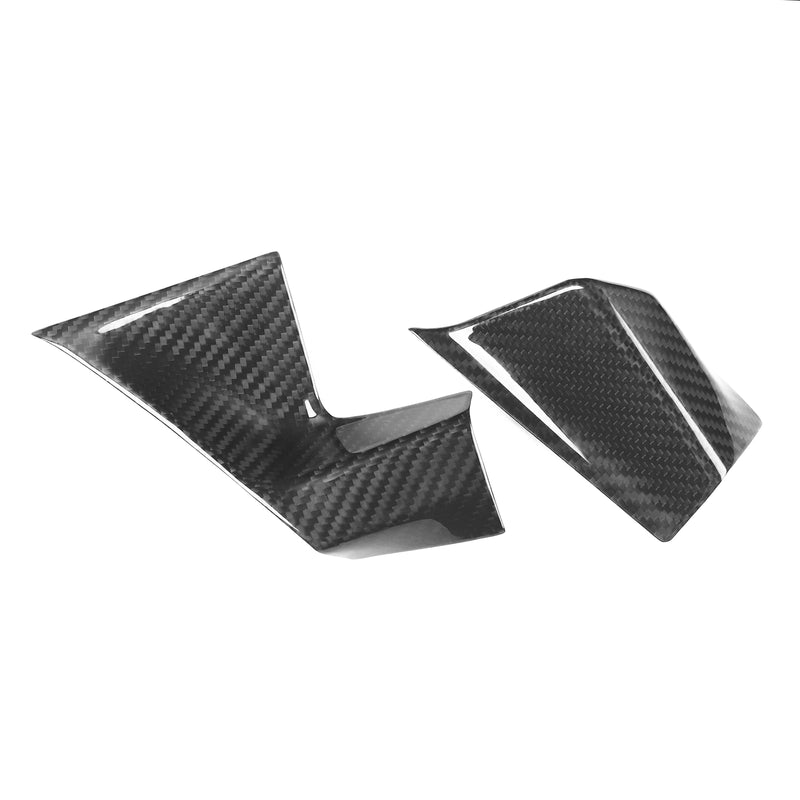 WXZOS Genuine Carbon Fiber Dashboard LCD Screen Trim for BMW 3Series G20 G21 2023-2025