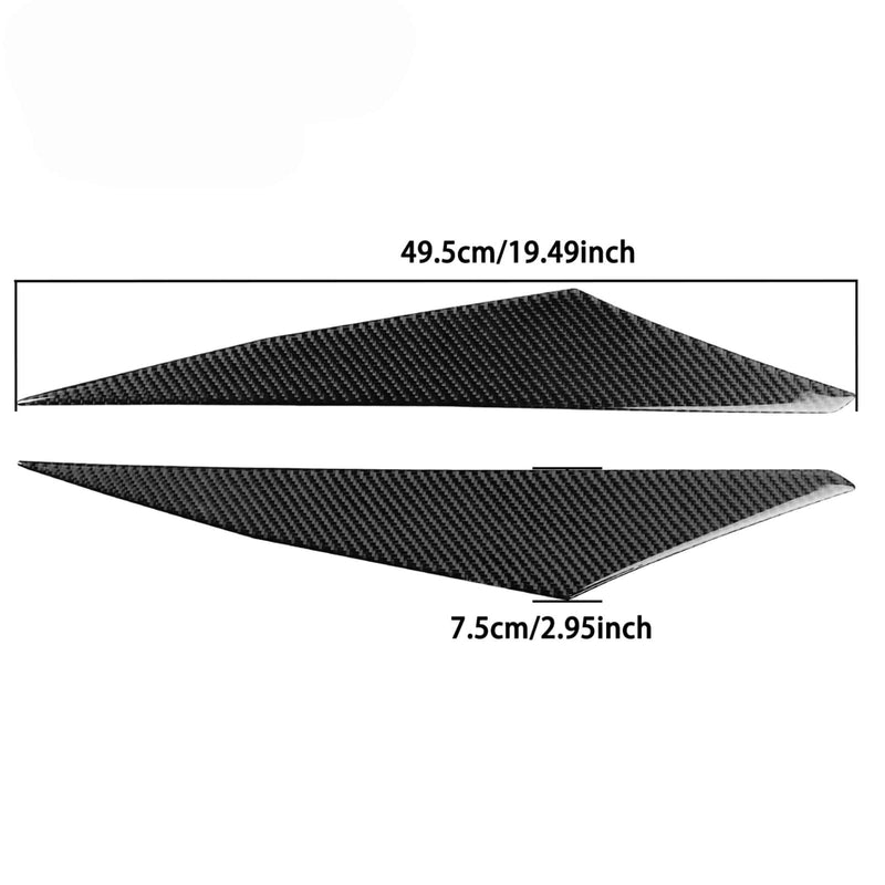 WXZOS Carbon Fiber Front Side Fairing Trim for BMW C400GT 2021-2023