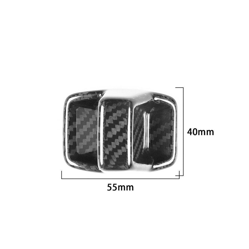 Carbon Fiber Gear Shift Knob Cover Trim for Audi A3 S3 RS3 8Y 2020-2022