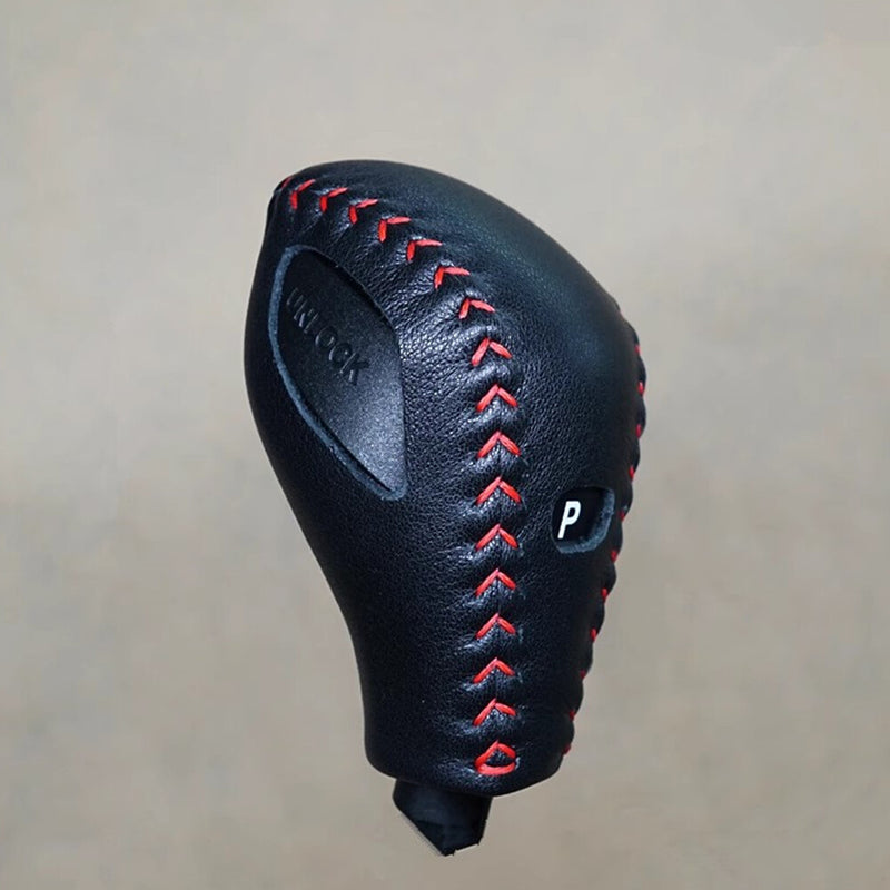 WXZOS 1PC Leather Gear Shift Knob Protective Cover for BMW F44 G42 2series 2020-2023