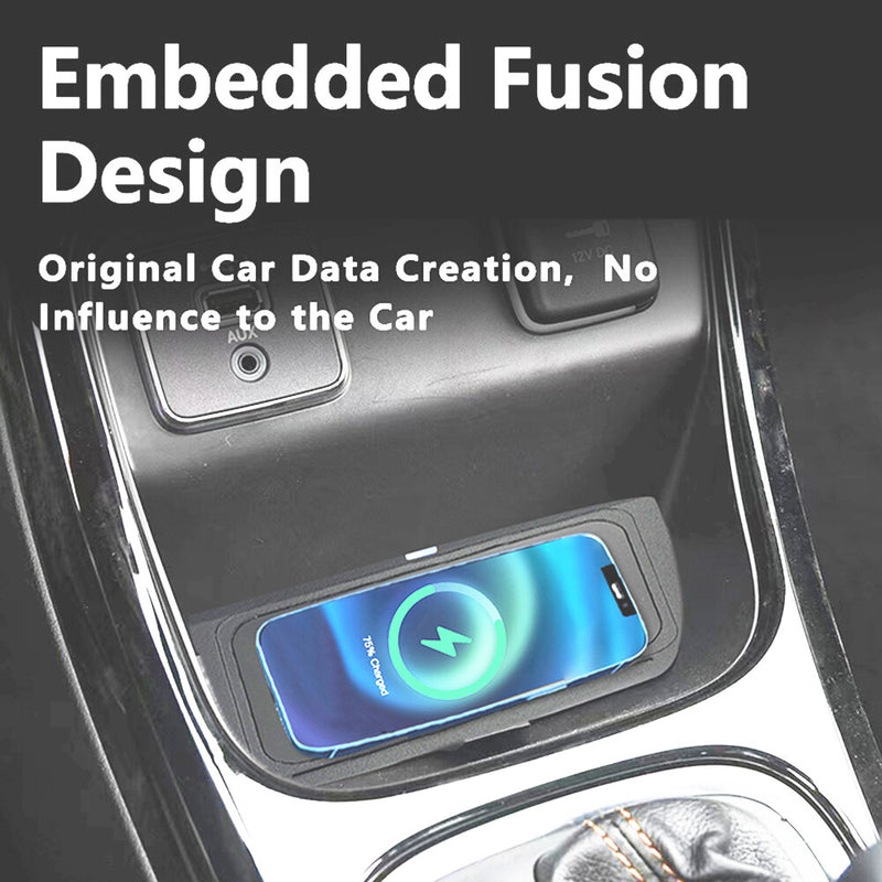 WXZOS Center Console Phone Wireless Fast Charging Pad for Jeep Compass 2016-2019