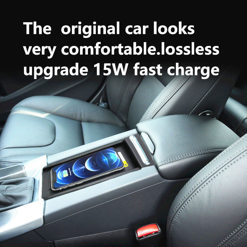 WXZOS Center Console Phone Wireless Fast Charging Pad for Volvo S60 2015-2019