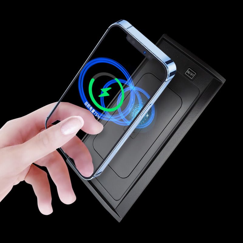 WXZOS Center Console Phone Wireless Fast Charging Pad for Toyota Fortuner 2022
