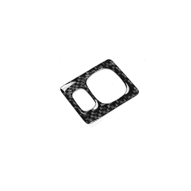 WXZOS Genuine Carbon Fiber Wing Mirror Switch Trim for Toyota Tundra 2007-2013