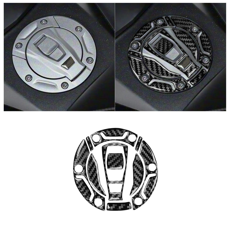 WXZOS Carbon Fiber Fuel Tank Cap Trim for BMW C400GT 2021-2023