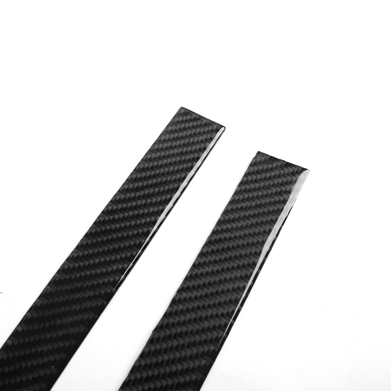 WXZOS Genuine Carbon Fiber Door Body Side Trim for Chevrolet Corvette C8 2020-2024