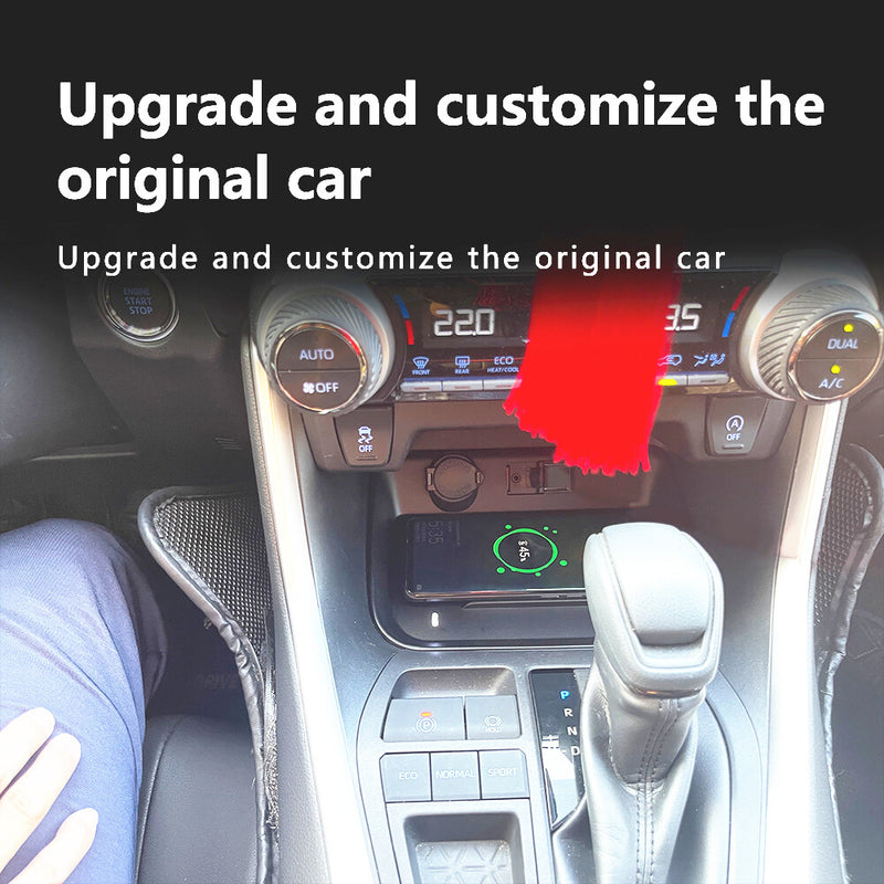 WXZOS Center Console Phone Wireless Fast Charging Pad for Toyota RAV4 2020-2021