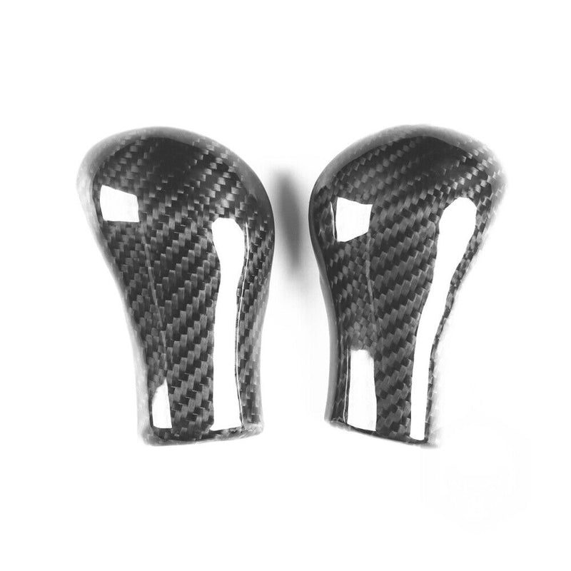 Genuine Carbon Fiber Gear Shift Knob Cover Fit for INFINITI G35 2007-2008