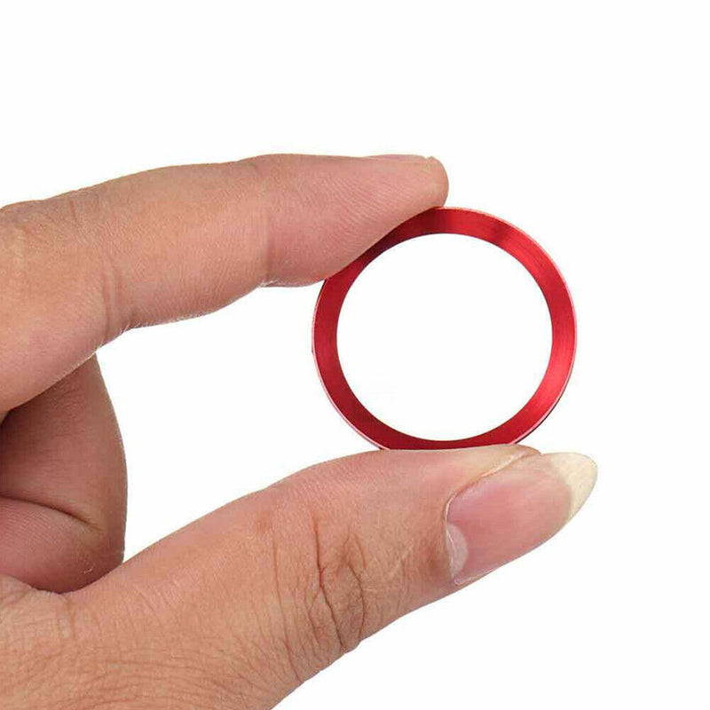 Anello coperchio pulsante rosso interruttore motore Start Stop per Audi Q5 Q7...