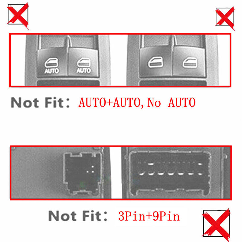 Front Left Driver Side Master Power Window Switch for Dodge Journey 2009-2010