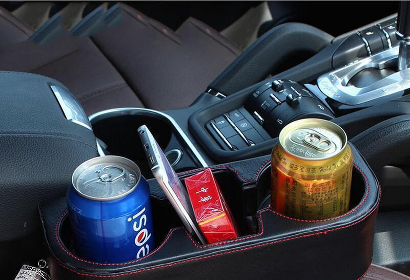 Car Leather Water Drink Cup Holder