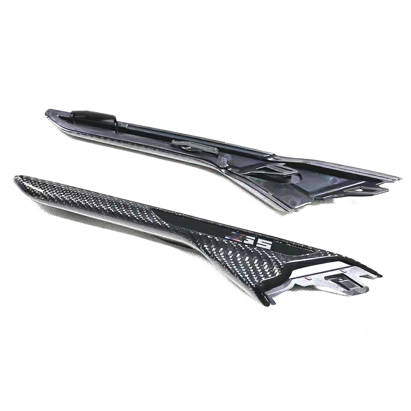 WXZOS Genuine Carbon Fiber Side Fender Emblem for BMW M5 F902018-2020
