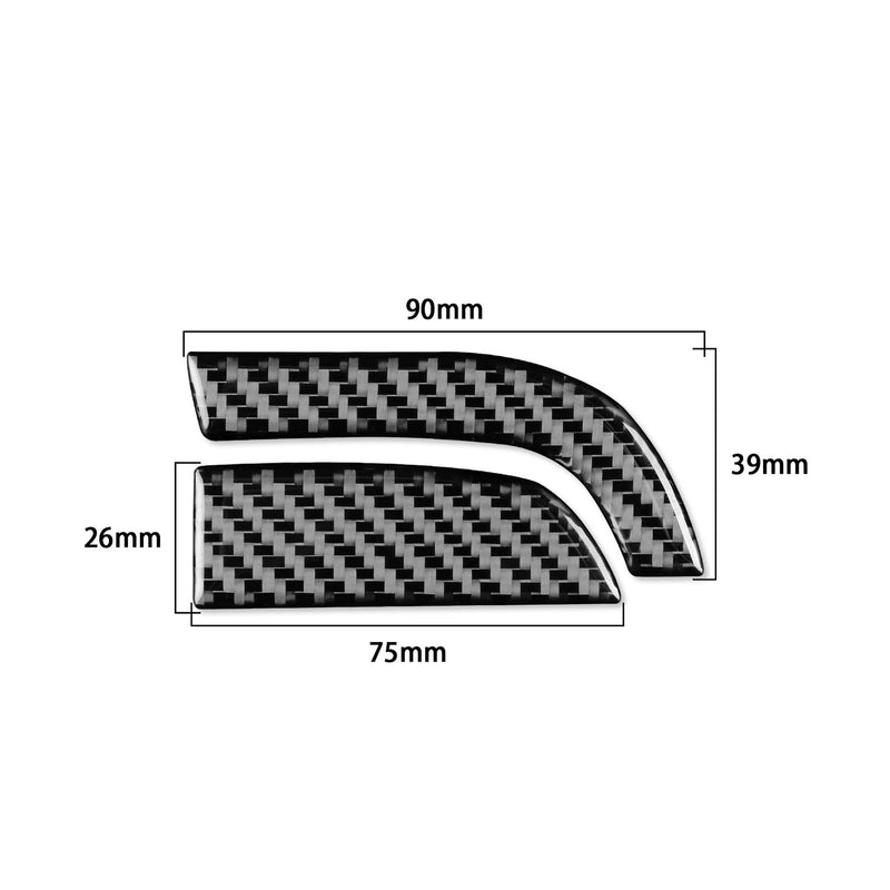 WXZOS Carbon Fiber Driver Side Dashboard Trim for Porsche 718 Cayman 982 2017-2025