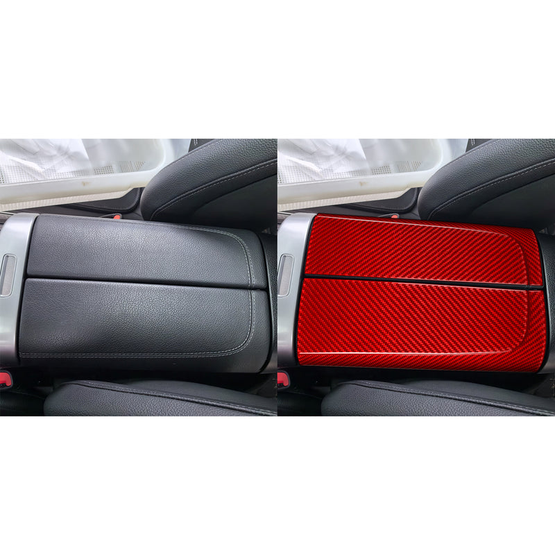 WXZOS Genuine Carbon Fiber Center Console Armrest Trim for Mercedes W254 GLC 2023-2024
