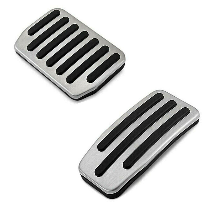 2Pcs Aluminum Accelerator Pedal Cover Gas Pedal For Tesla Model 3 17-19