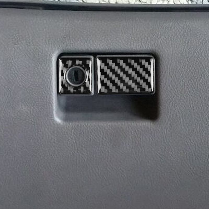 WXZOS Genuine Carbon Fiber Glove Box Release Lever Trim for Toyota Celica 2000-2005